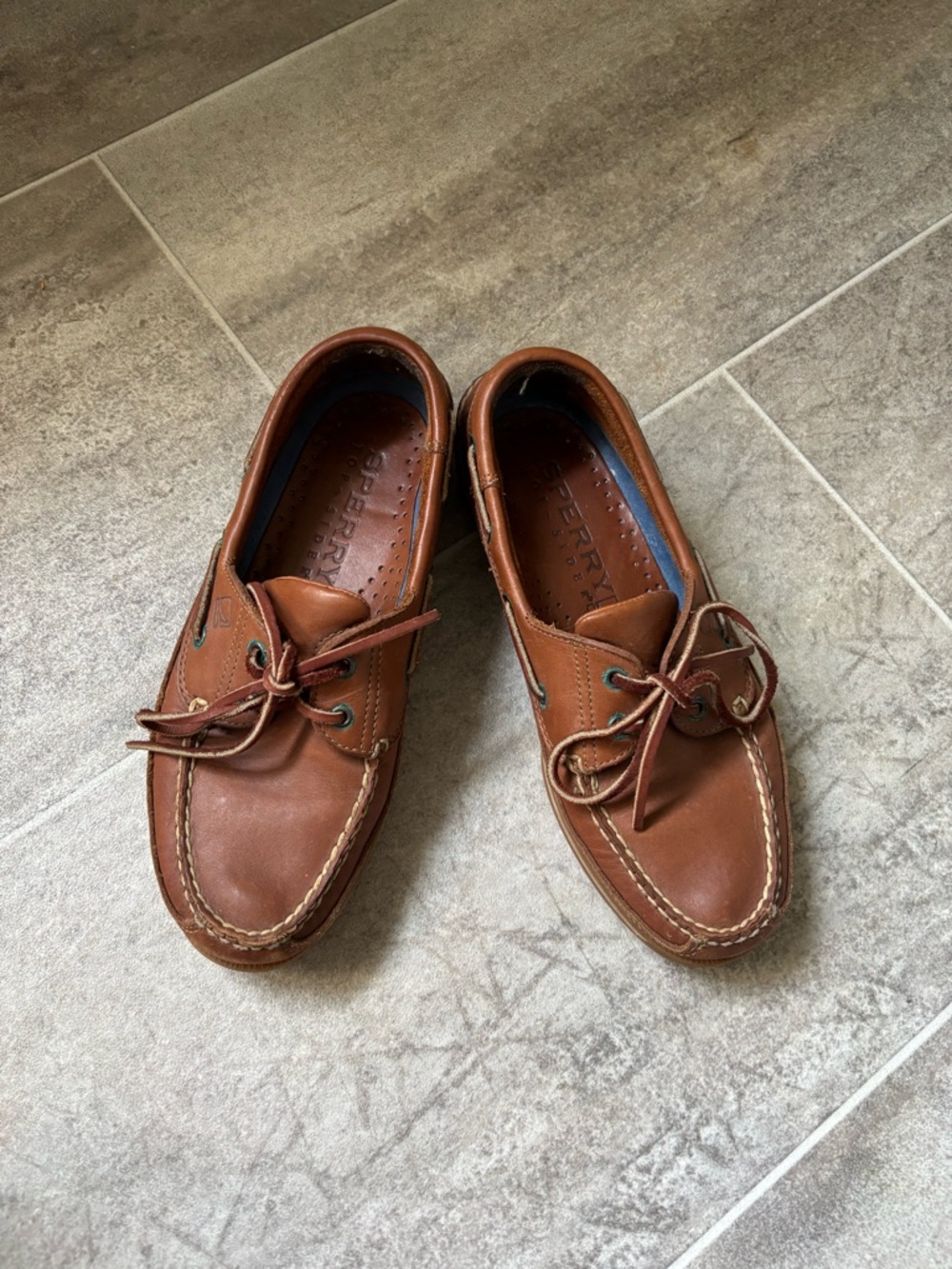 Sperry Tan Leather Slip-On Loafer